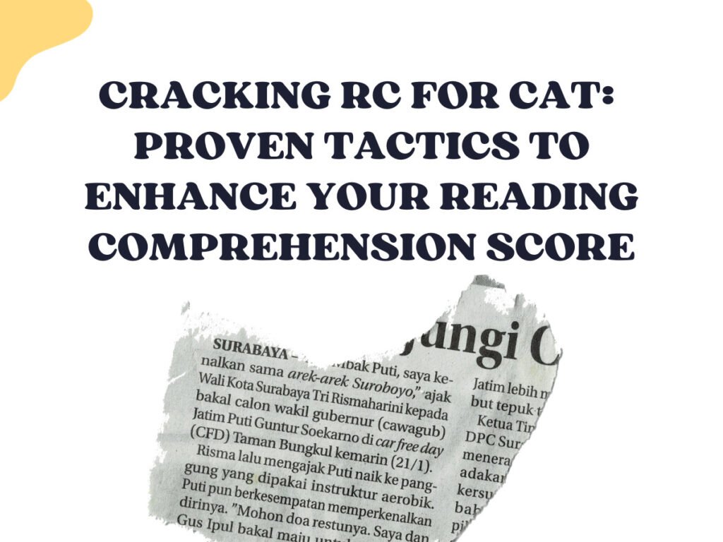 Mastering RC for CAT: Tips to Boost Your RC Score